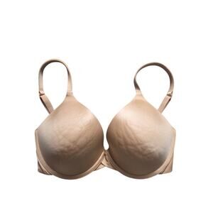 Victoria's Secret Full Coverage Bra 34D Womens Tan Underwired Padded